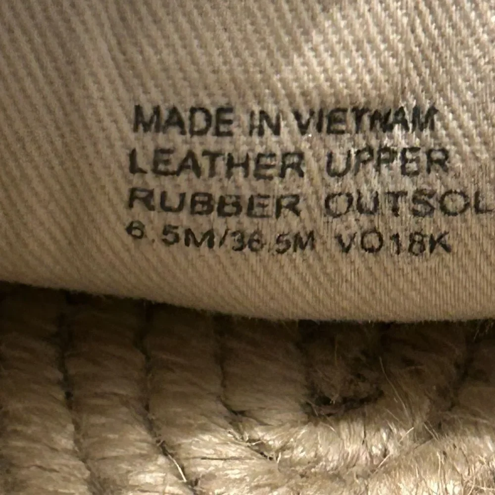 Michael Kors Hasting Tan Espadrilles Size 6.5
